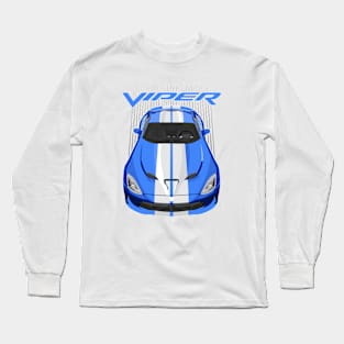 Viper SRT-blue and white Long Sleeve T-Shirt